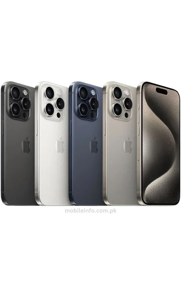 iphone 15 pro in different colors